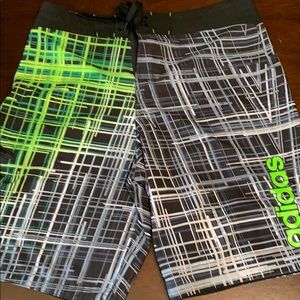 Men’s edgy Adidas Swim Trunks size 32